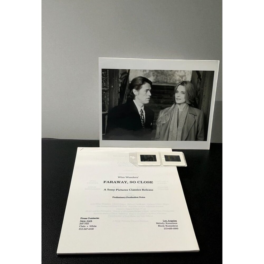 Faraway So Close Movie Press Kit Sony 1993 Willem DaFoe Nastassja Kinski